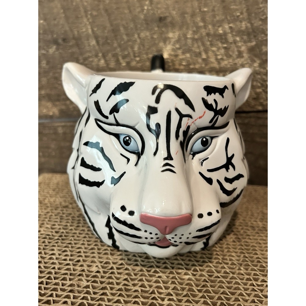 Greatest Show on Earth White Tiger Drink Mug Ringling Brothers Circus